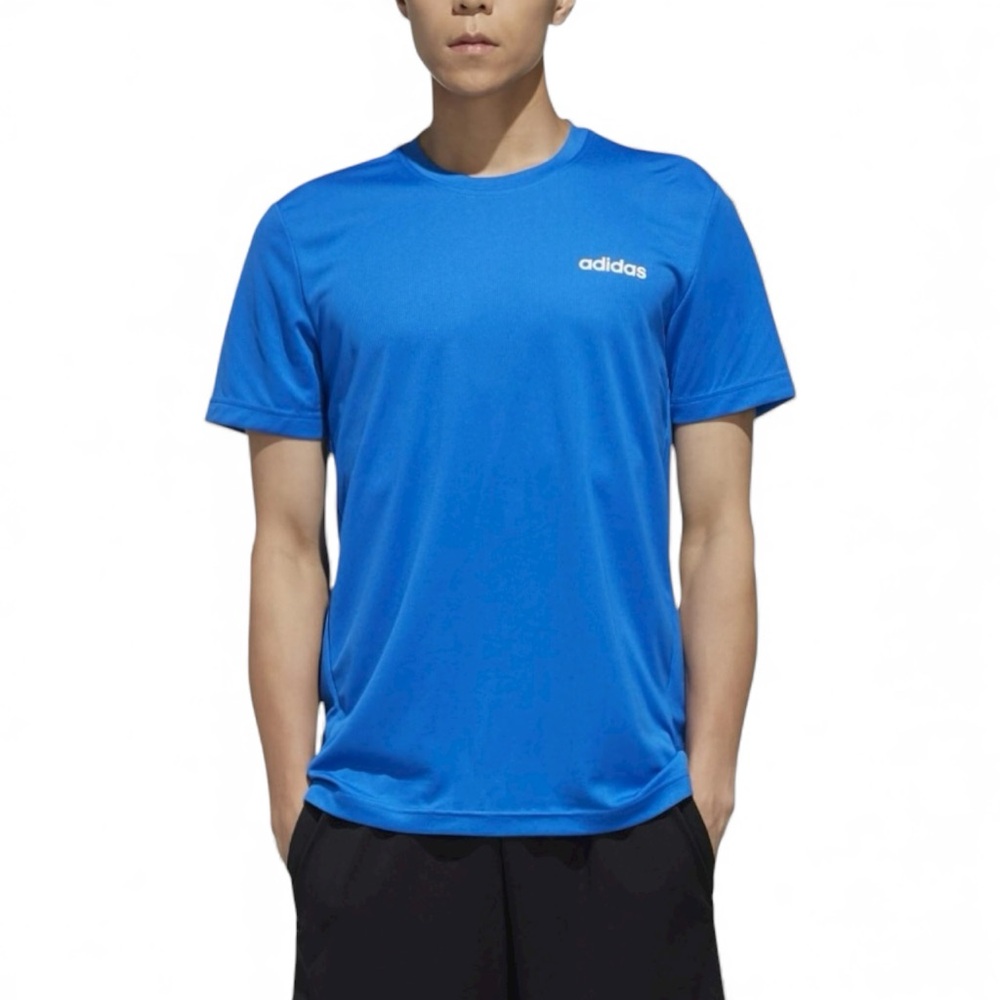 Adidas Designed to Move Climalite Tee Glory Blue Size Medium